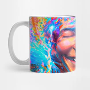 Peaking (3) - Trippy Psychedelic Art Mug